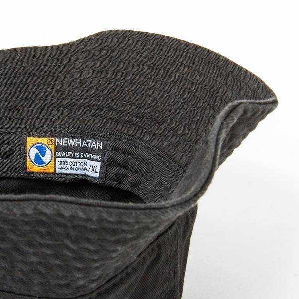 新品未使用 ニューハッタン コットン バケットハット ブラック S/M NEWHATTAN 1500_画像2