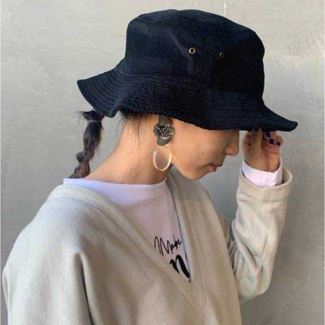 新品未使用 ニューハッタン コットン バケットハット ブラック S/M NEWHATTAN 1500_画像6