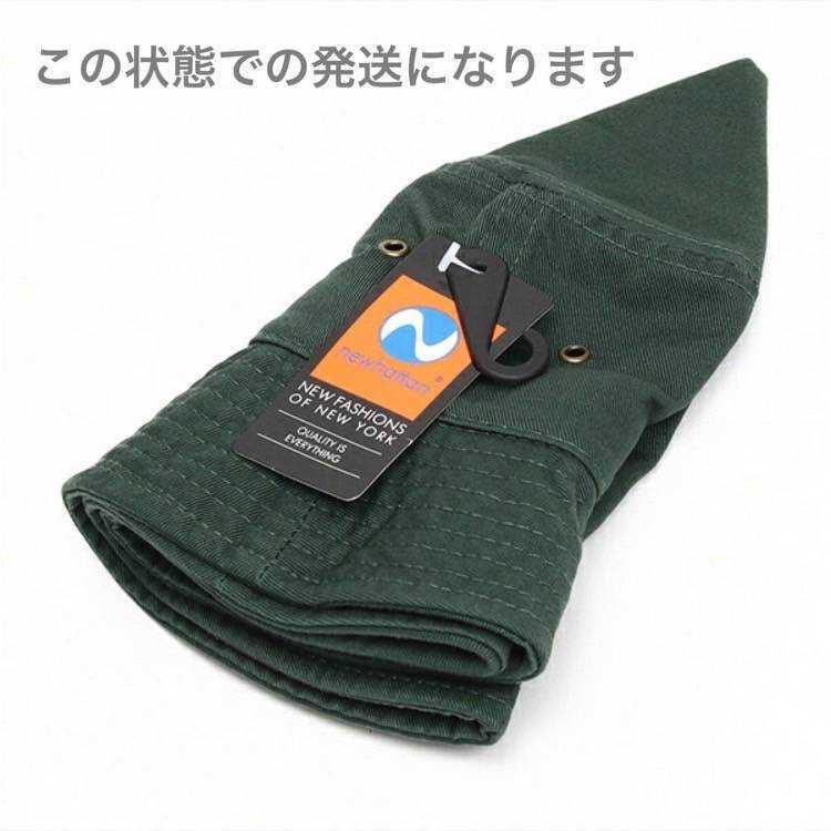 新品未使用 ニューハッタン コットン バケットハット ブラック S/M NEWHATTAN 1500_画像9