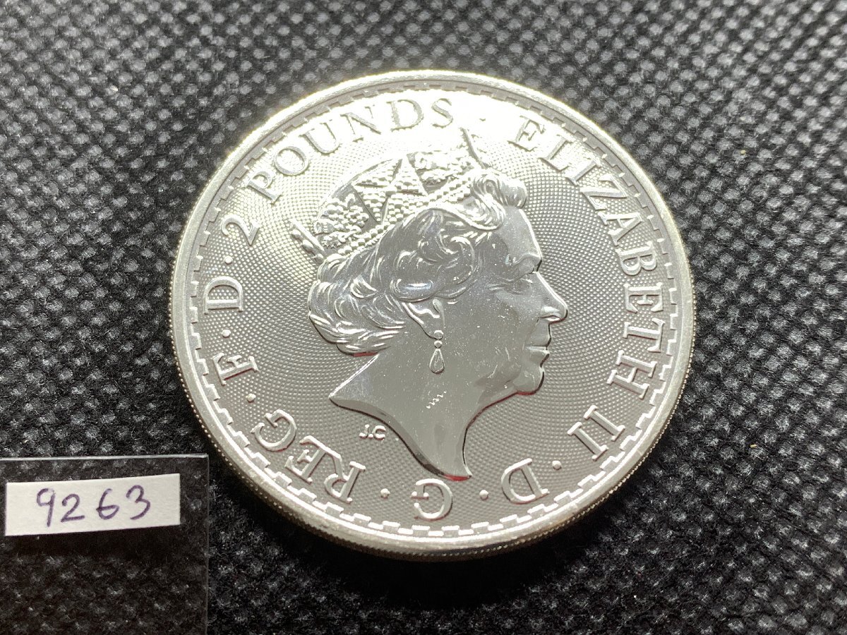 31.1グラム 2022年 (新品) イギリス「ブリタニア」純銀 1オンス