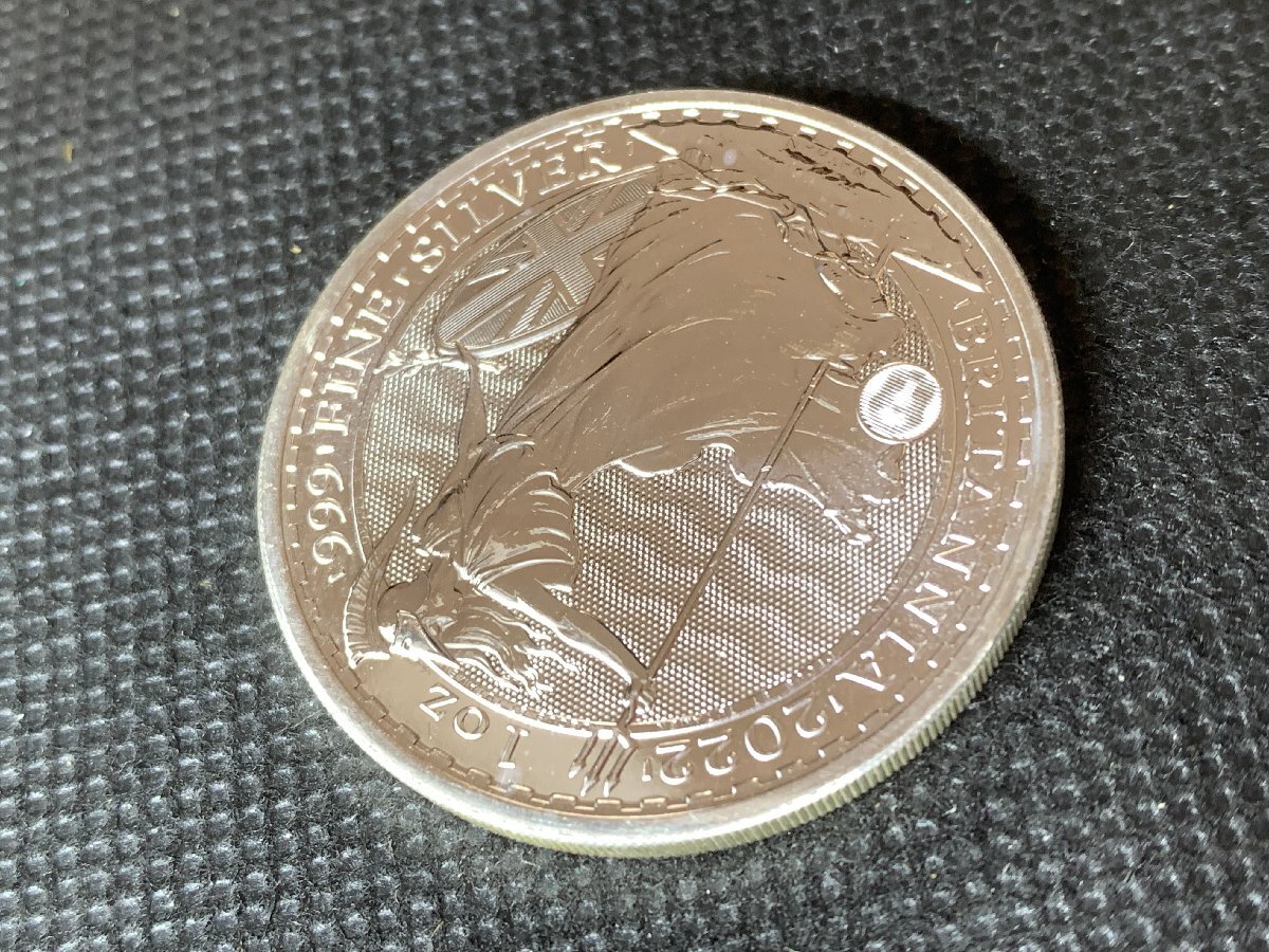 31.1グラム 2022年 (新品) イギリス「ブリタニア」純銀 1オンス