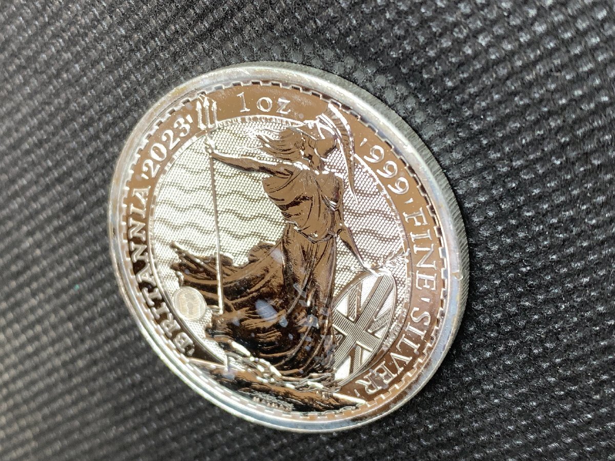 31.1グラム 2023年 (新品) イギリス「ブリタニア」純銀 1オンス