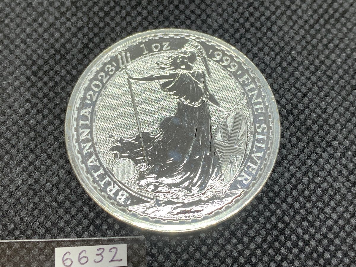 31.1グラム 2023年 (新品) イギリス「ブリタニア」純銀 1オンス