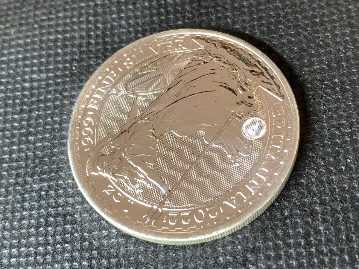 31.1グラム 2022年 (新品) イギリス「ブリタニア」純銀 1オンス