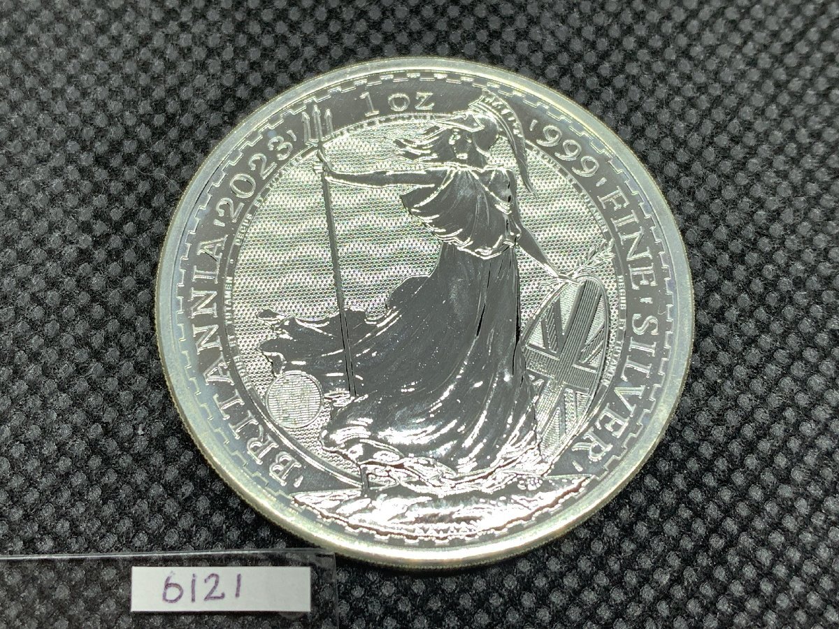 31.1グラム 2023年 (新品) イギリス「ブリタニア」純銀 1オンス 31.1グラム 2023年 (新品) イギリス「ブリタニア」純銀 1オンス