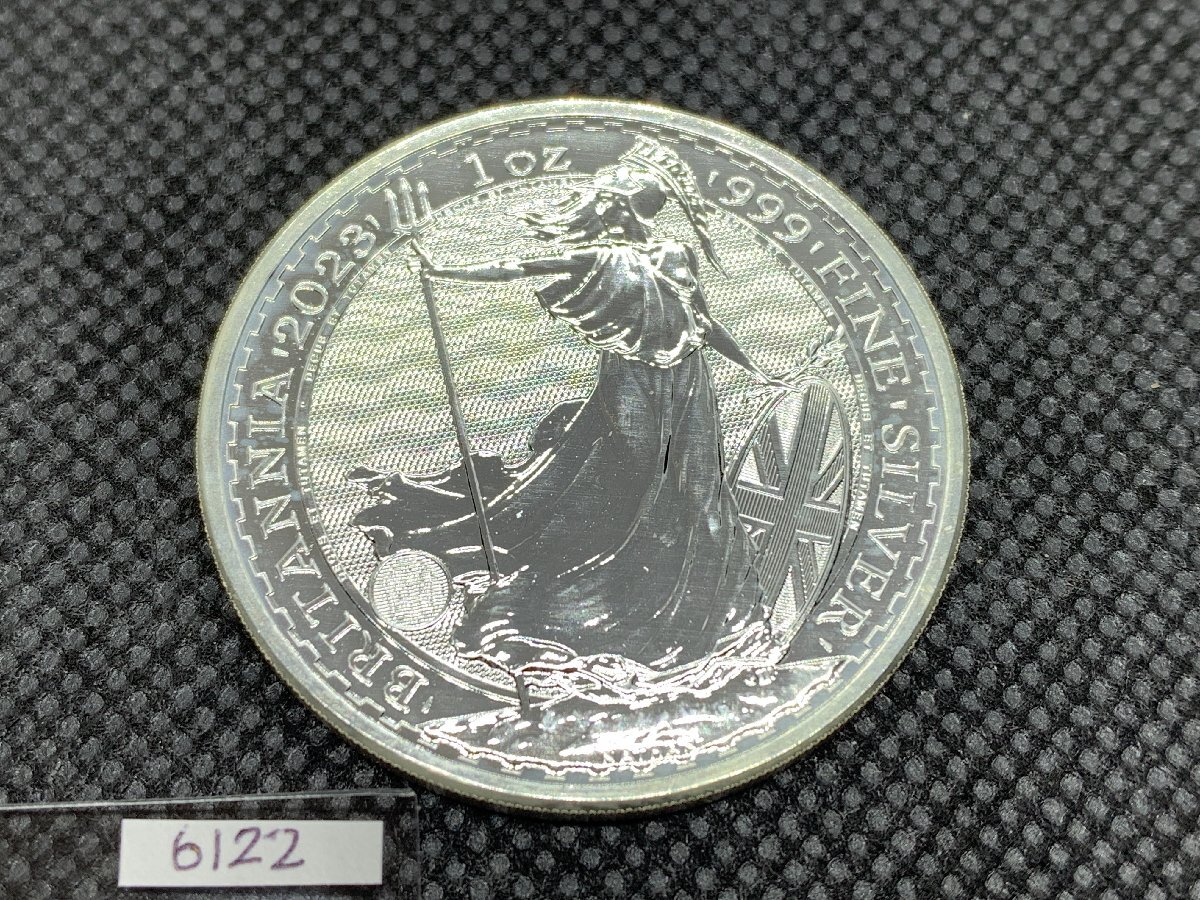 31.1グラム 2023年 (新品) イギリス「ブリタニア」純銀 1オンス 31.1グラム 2023年 (新品) イギリス「ブリタニア」純銀 1オンス