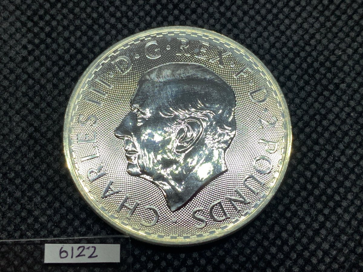 31.1グラム 2023年 (新品) イギリス「ブリタニア」純銀 1オンス 31.1グラム 2023年 (新品) イギリス「ブリタニア」純銀 1オンス