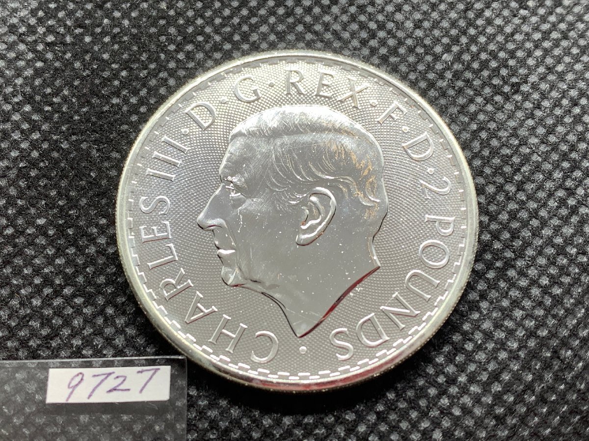 31.1グラム 2024年 (新品) イギリス「ブリタニア」純銀 1オンス