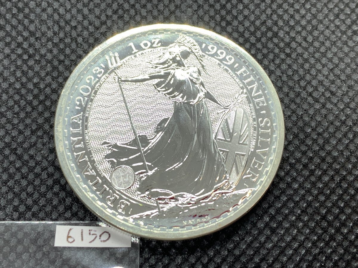 31.1グラム 2023年 (新品) イギリス「ブリタニア」純銀 1オンス 31.1グラム 2023年 (新品) イギリス「ブリタニア」純銀 1オンス