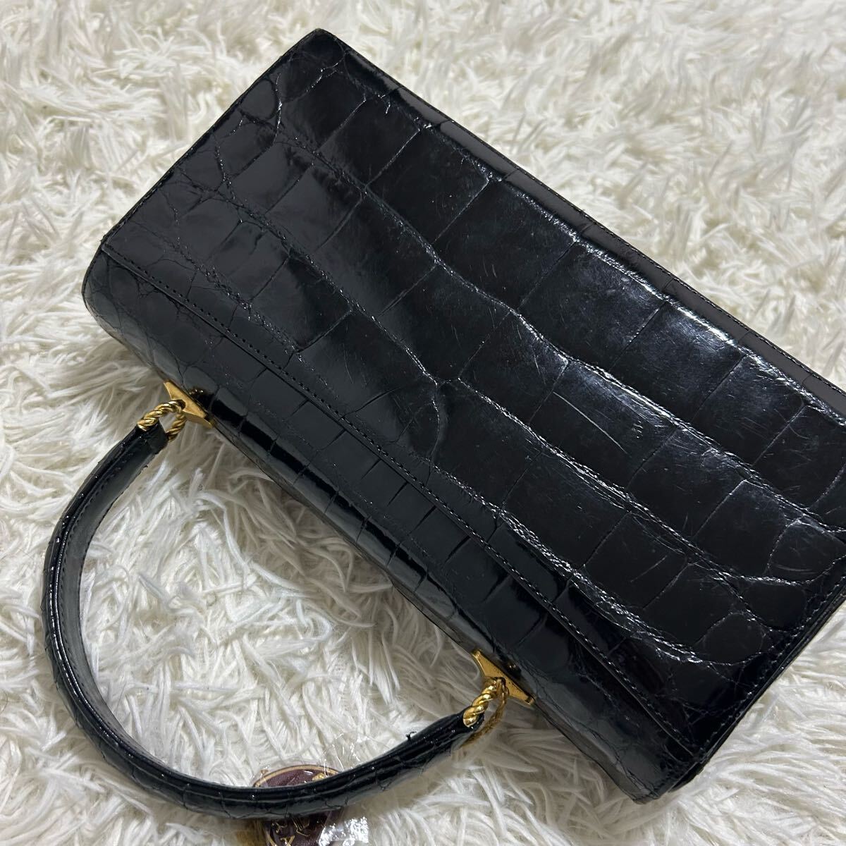 1円〜最高級◎美品 JRA シャインクロコ リアルクロコ ワニ革 1円〜最高級◎美品 JRA シャインクロコ リアルクロコ ワニ革