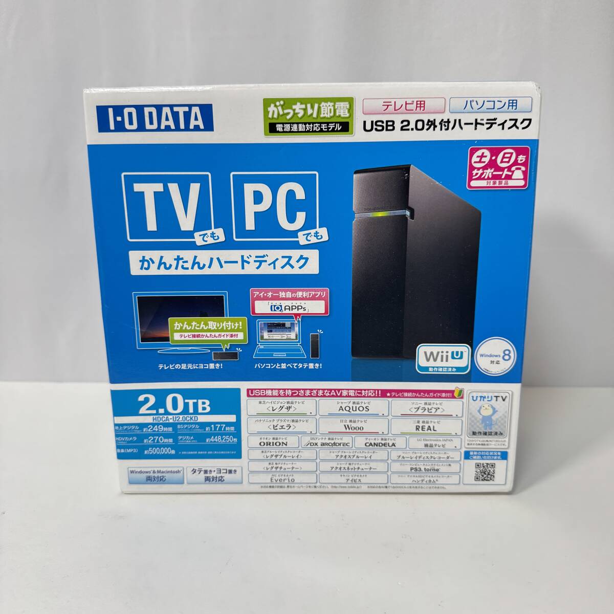 未開封 I/O DATE アイ・オー・データ 2TB HDD HDCA-U2 0CKD USB2