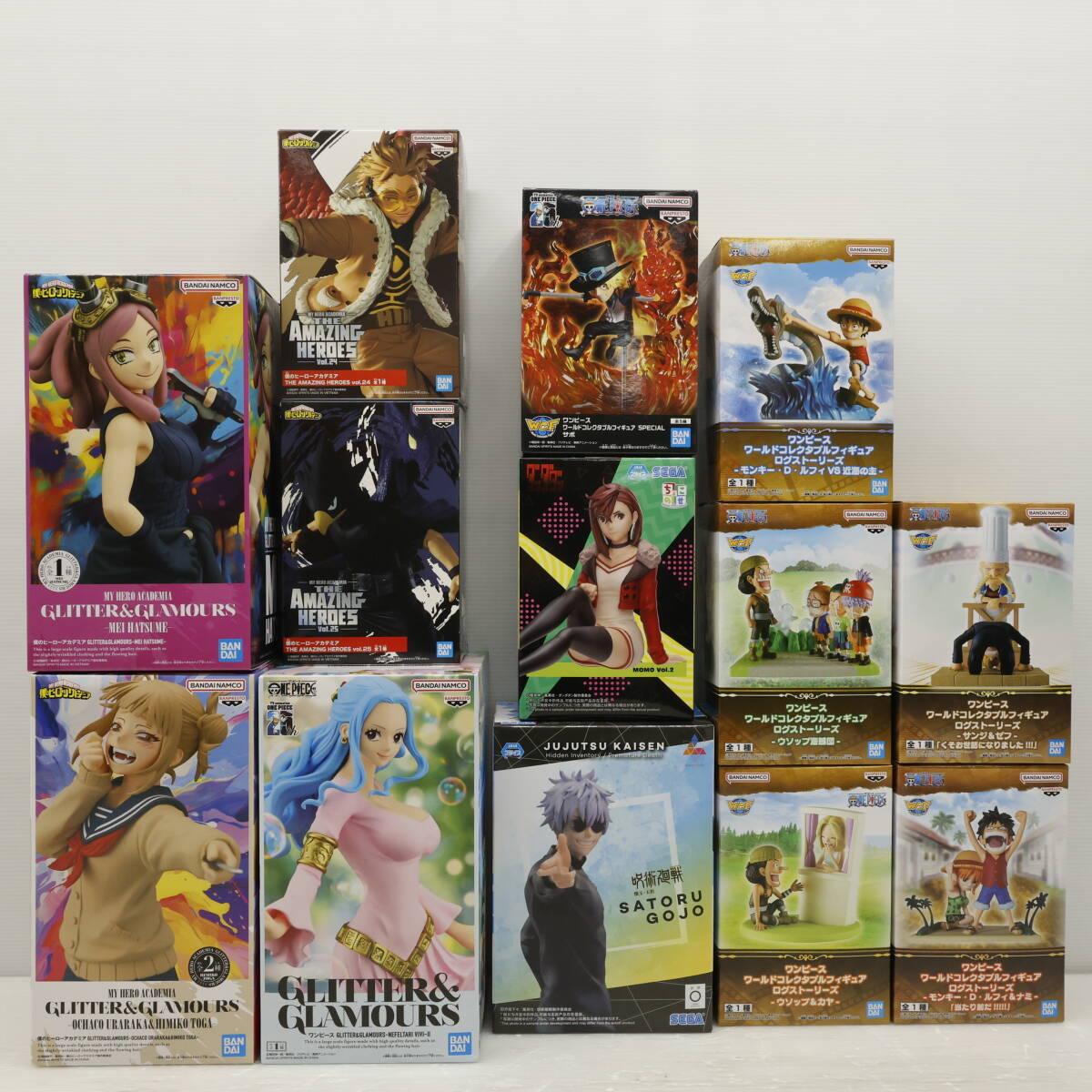 玩Y38 フィギュア【120】13点まとめ プライズ ◇ワンピース/呪術 玩Y38 フィギュア【120】13点まとめ プライズ ◇ワンピース/呪術