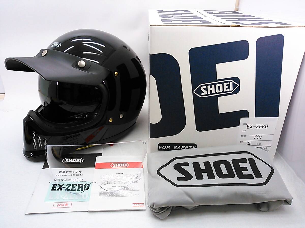2023年製 SHOEI ショウエイ EX-ZERO ブラック XLサイズ スモーク 2023年製 SHOEI ショウエイ EX-ZERO ブラック XLサイズ スモーク