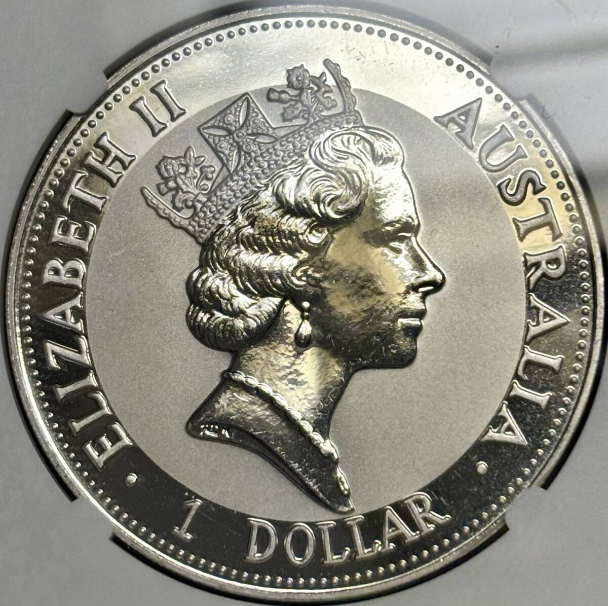 オーストラリア大型銀貨】(カワセミ NGC-MS68 1993年 オーストラリア大型銀貨】(カワセミ NGC-MS68 1993年