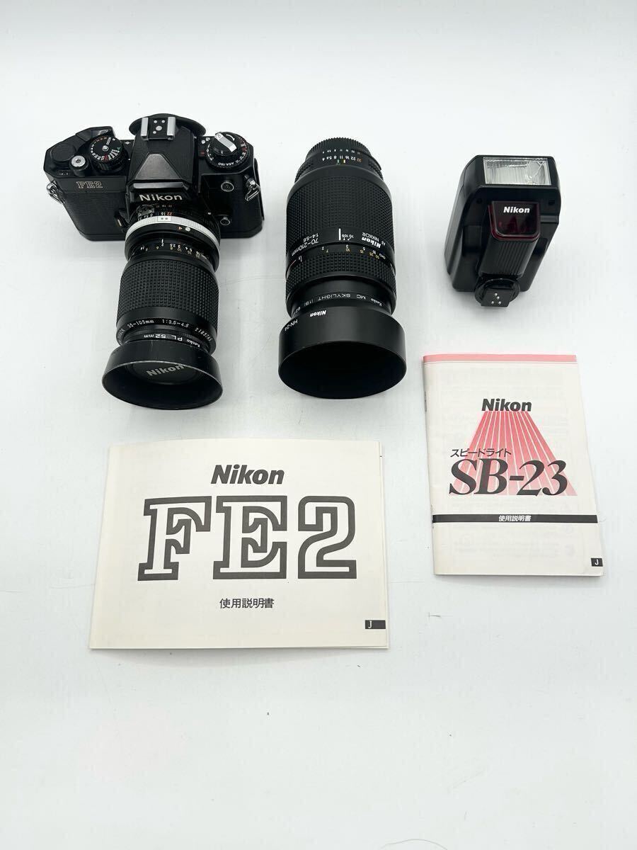 Nikon ニコン フィルムカメラ FE2 2143159 レンズ HN-3 HN-24 Nikon ニコン フィルムカメラ FE2 2143159 レンズ HN-3 HN-24