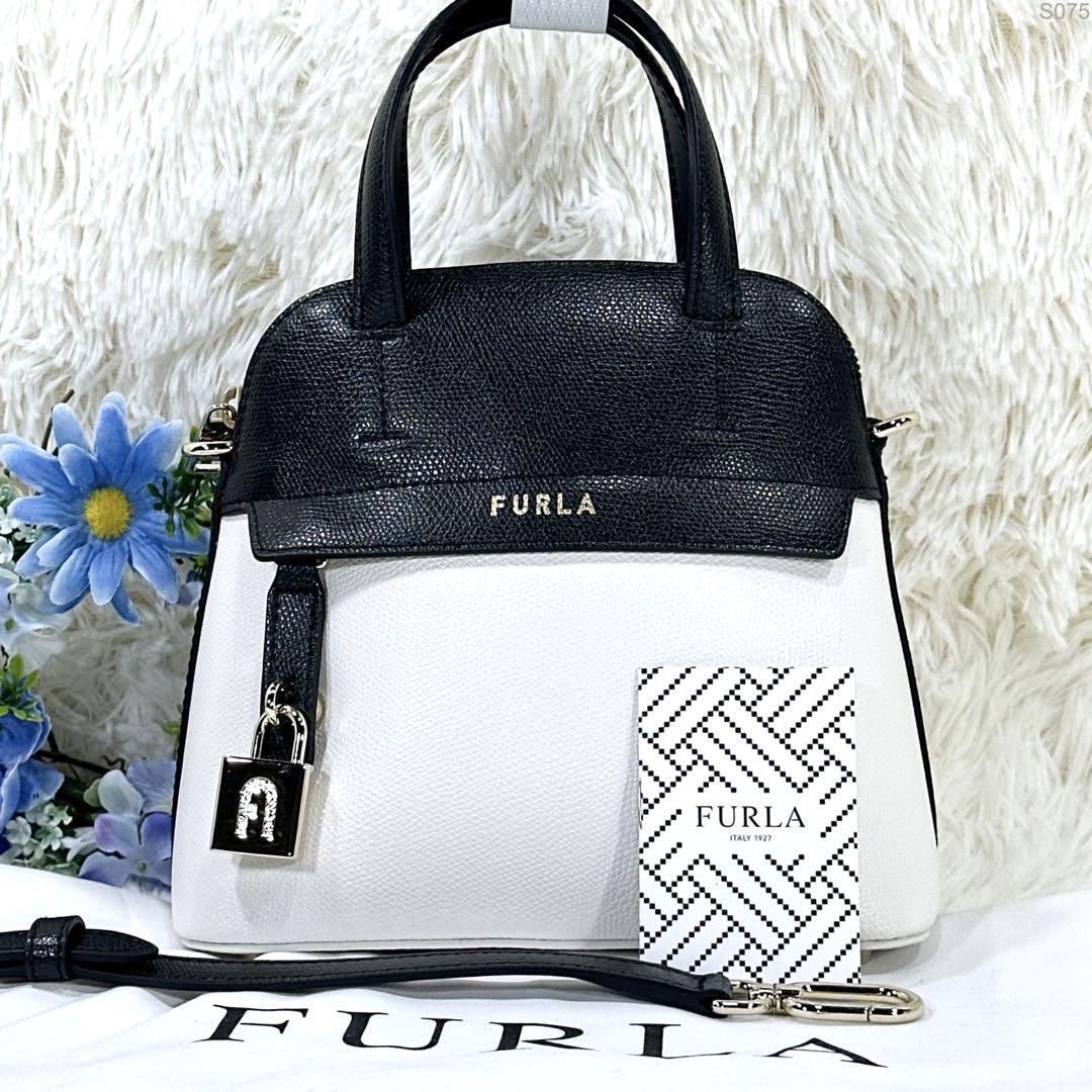 極美品】FURLA フルラ 新型パイパー 2way ショルダーバッグ 極美品】FURLA フルラ 新型パイパー 2way ショルダーバッグ