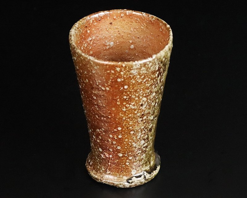 辻清明 】秀逸作 信楽自然釉筒花入 共箱 保証 15516(花器、壷 辻清明 】秀逸作 信楽自然釉筒花入 共箱 保証 15516(花器、壷