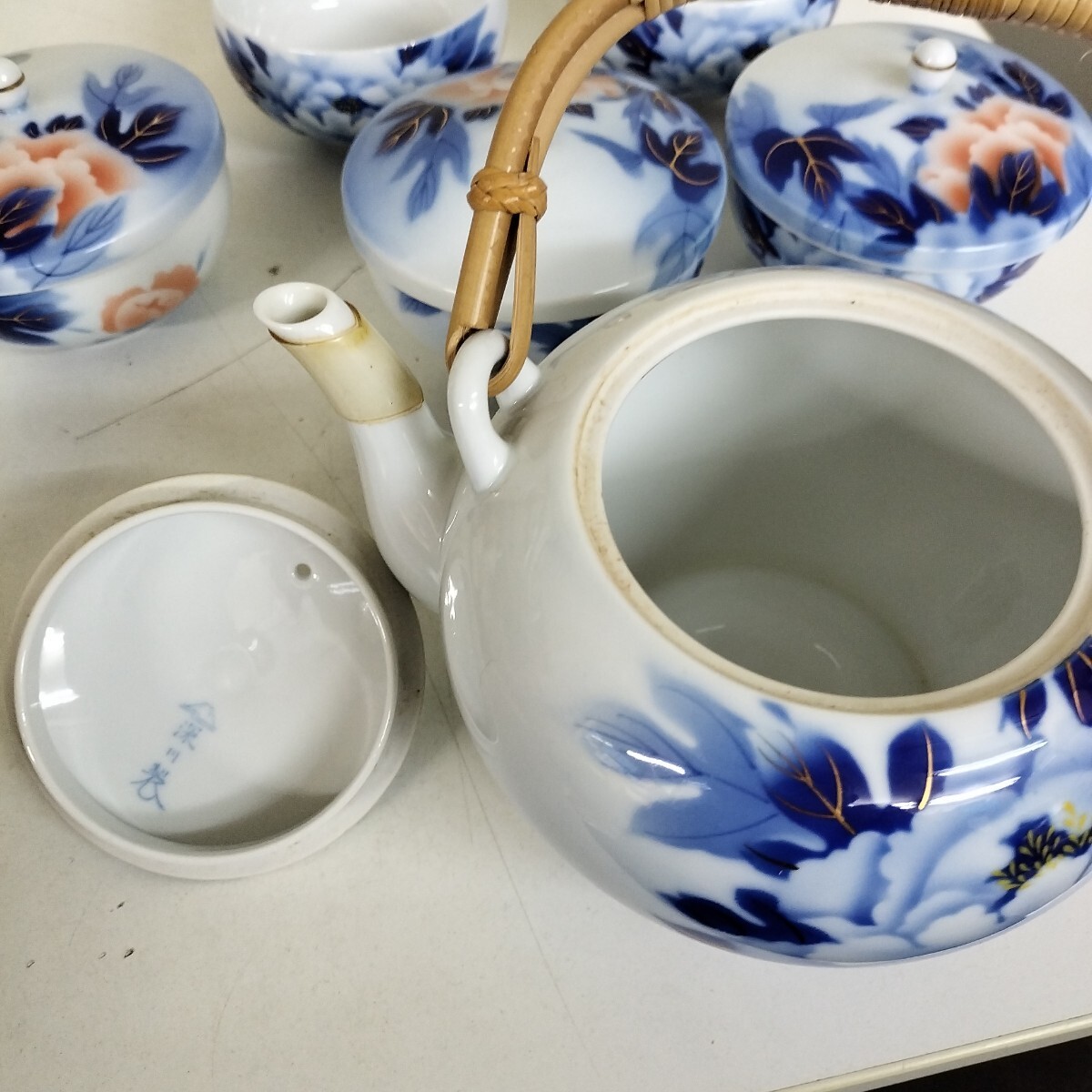 深川製磁 茶器セット 茶器揃 急須 湯呑 蓋付湯呑 茶器 5客 深川製磁 茶器セット 茶器揃 急須 湯呑 蓋付湯呑 茶器 5客