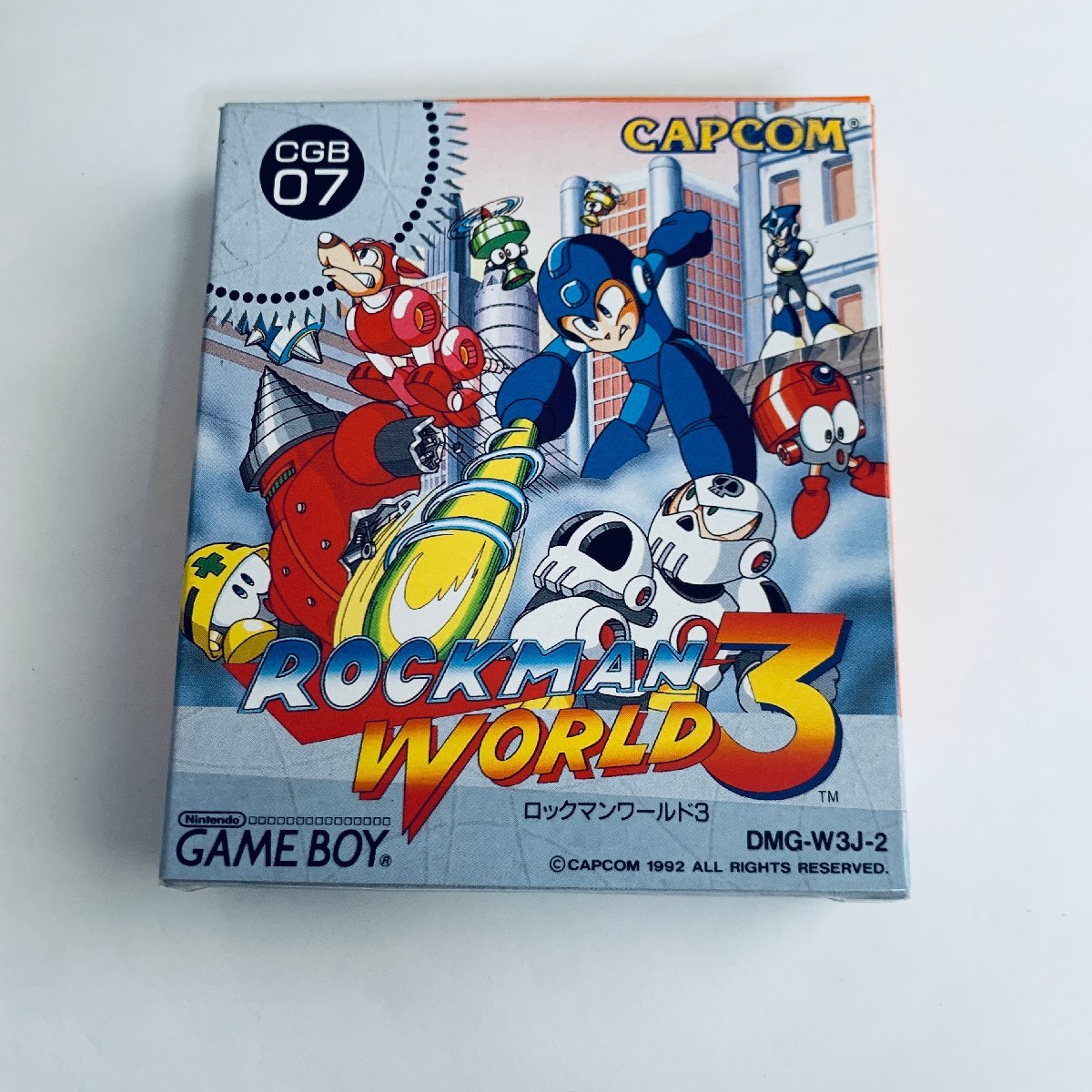 1円出品 GB ゲームボーイ ロックマンワールド3 ソフト 箱説付 1円出品 GB ゲームボーイ ロックマンワールド3 ソフト 箱説付