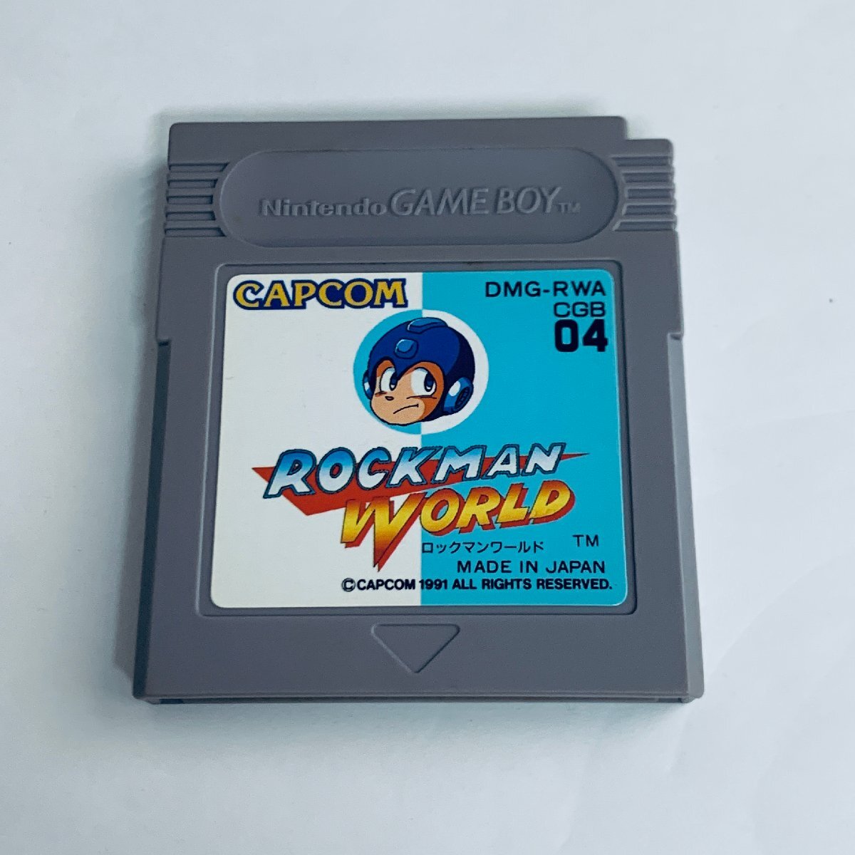1円出品 GB ゲームボーイ ロックマンワールド ソフトのみ 起動 1円出品 GB ゲームボーイ ロックマンワールド ソフトのみ 起動