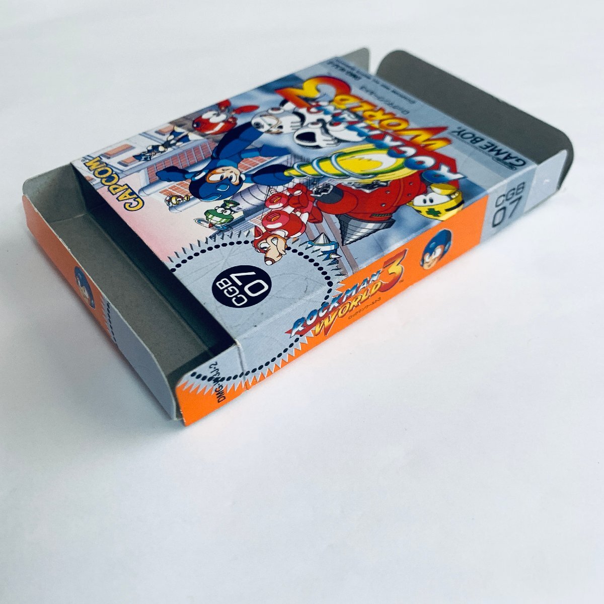 1円出品 GB ゲームボーイ ロックマンワールド3 ソフト 箱説付