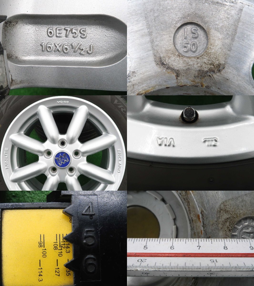 MINI F55 F56 等に 4本 MINILITE MC-50 16インチ 6.5J +50 5H MINI F55 F56 等に 4本 MINILITE MC-50 16インチ 6.5J +50 5H