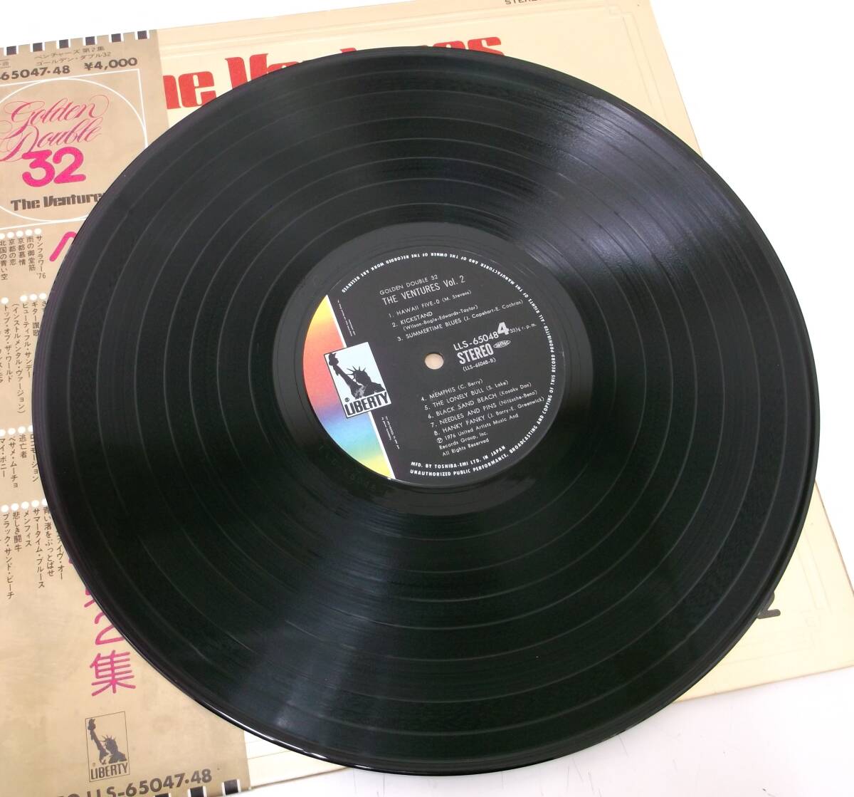 LP запись The Ventures венчурный z no. 2 сборник все 32 искривление 2 листов комплект LLS-65047~48