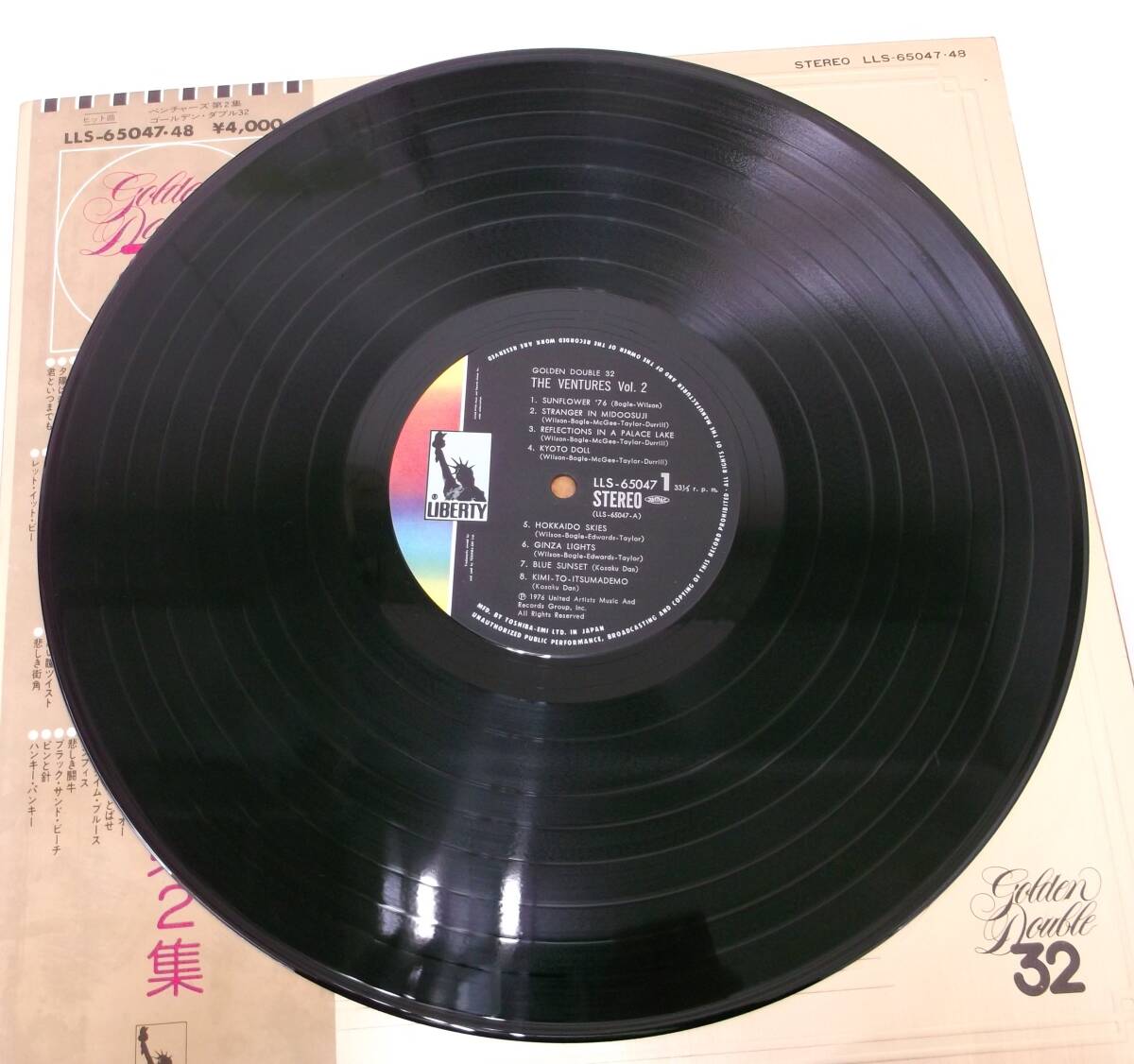 LP запись The Ventures венчурный z no. 2 сборник все 32 искривление 2 листов комплект LLS-65047~48