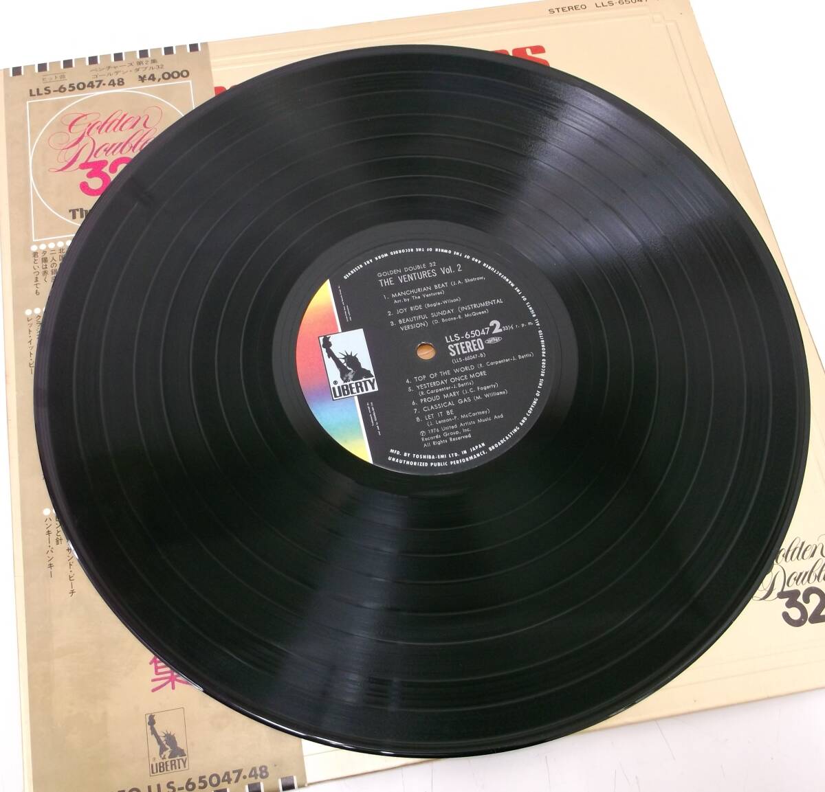 LP запись The Ventures венчурный z no. 2 сборник все 32 искривление 2 листов комплект LLS-65047~48