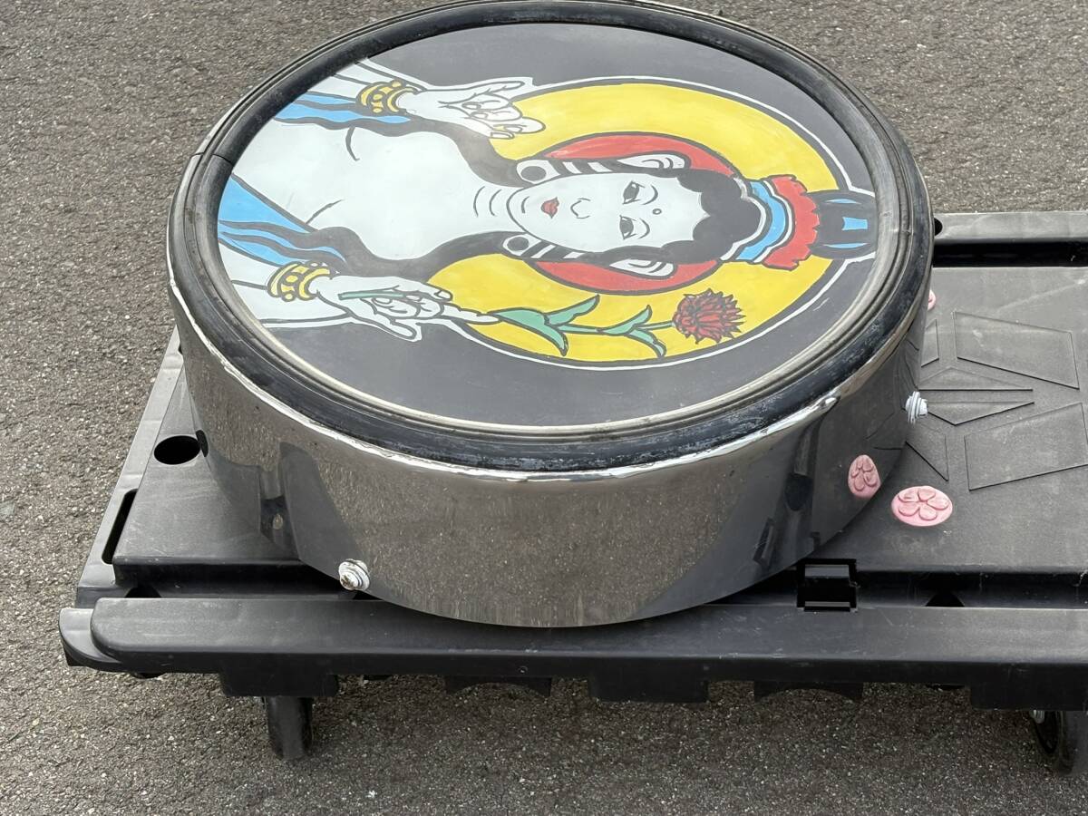 送料無料 ジャンク メーカー不明 丸アンドン あんどん 行燈 現状