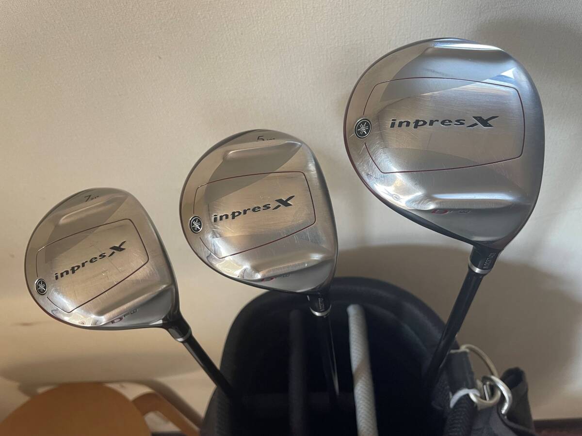 YAMAHA# Yamaha # Impress X#D fairway #3 шт. комплект,3W,15 раз,5W,19 раз,7W,21 раз # оригинал S# редкий прекрасный товар # простой популярный, бесплатная доставка по всей стране 