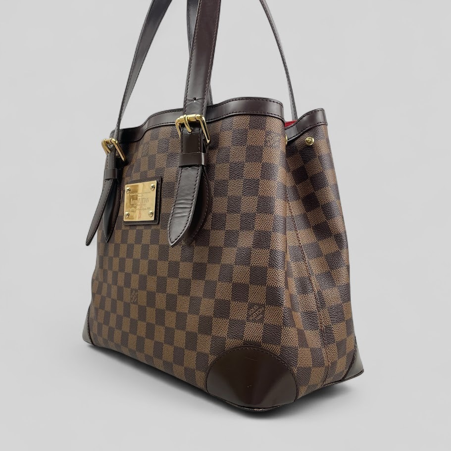■ルイ?ヴィトン■ ダミエ ハムステッドMM トート?ハンドバッグ 使い勝手抜群 LOUIS VUITTON 大容量