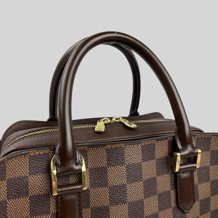 ほぼ未使用■ルイ ヴィトン■ダミエ トリアナ N51155 ハンドバッグ LOUIS VUITTON エべヌ