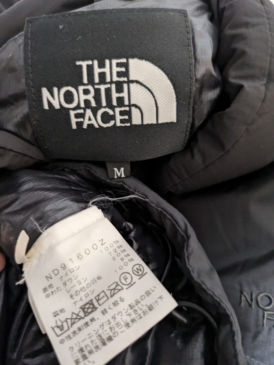 美品 THE NORTH FACE ザノースフェイス アコンカグア ダウンジャケット ブラック リップストップナイロン M ND91600Z OSAGARI