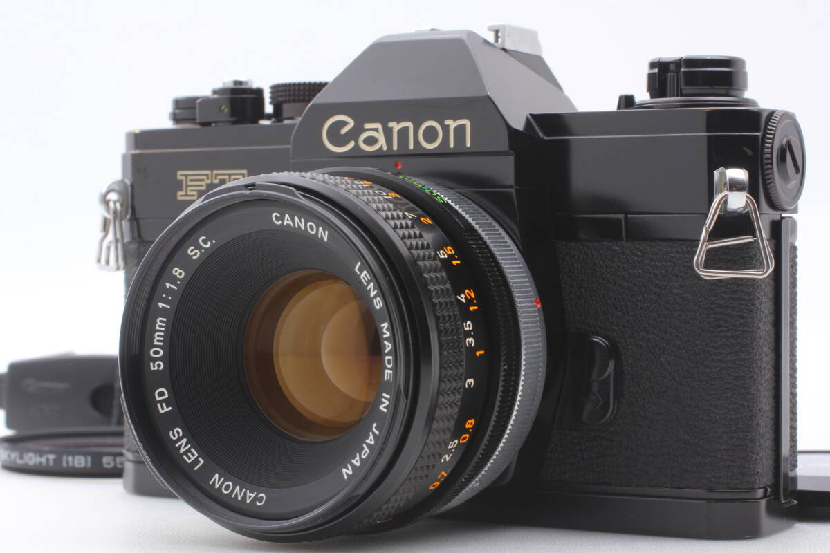 Canon FTb QL + FD 50mm f/1.8 S.C. Oレンズ キヤノン ブラック Canon FTb QL + FD 50mm f/1.8 S.C. Oレンズ キヤノン ブラック