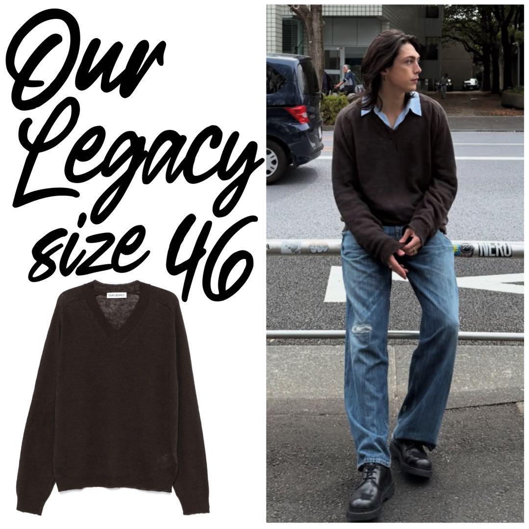 モーガン蔵人着用】OUR LEGACY RUE V-NECK セーター 46|Yahoo モーガン蔵人着用】OUR LEGACY RUE V-NECK セーター 46|Yahoo