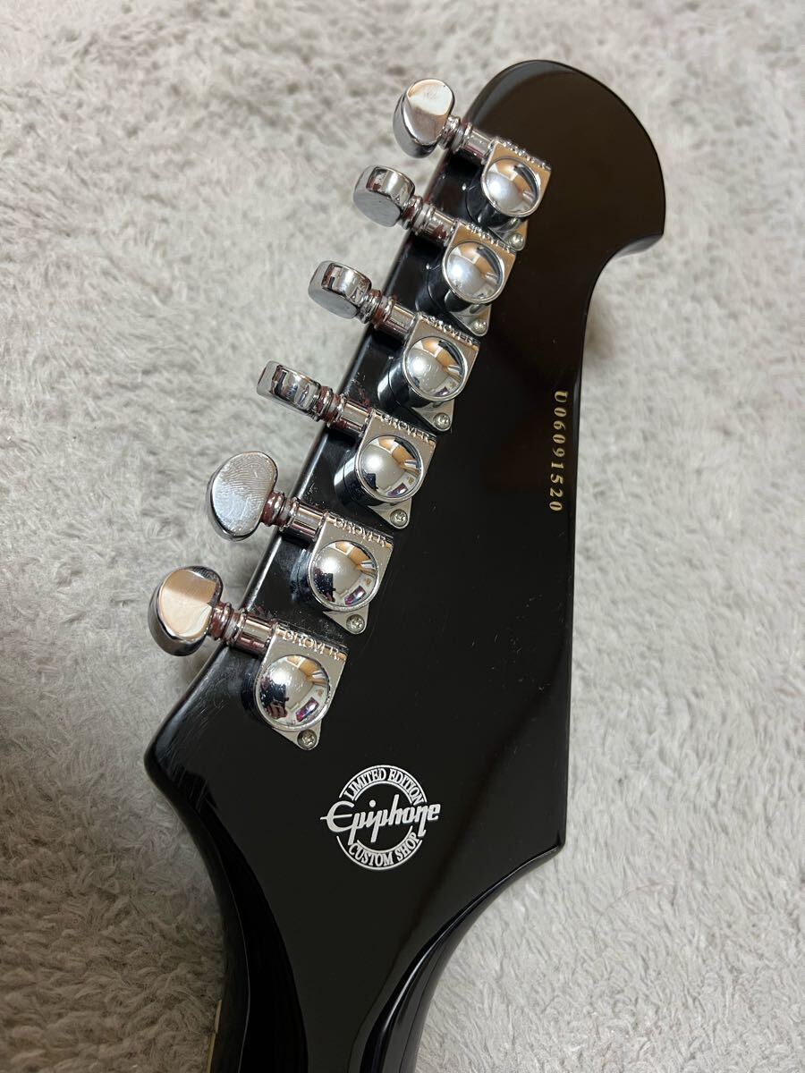 *Epiphone by Gibson*Custom Shop Limited Edition FIREBIRD VS Firebird комплект шея Epiphone 2006 год производства очень красивый товар * мягкий чехол есть 