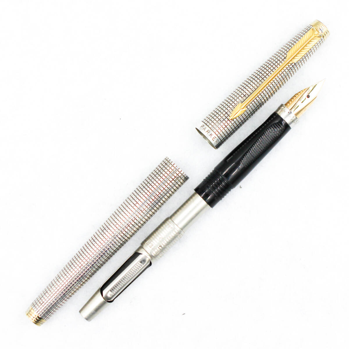 美品 MADE IN USA パーカー 75 フラット天冠 スターリング 美品 MADE IN USA パーカー 75 フラット天冠 スターリング