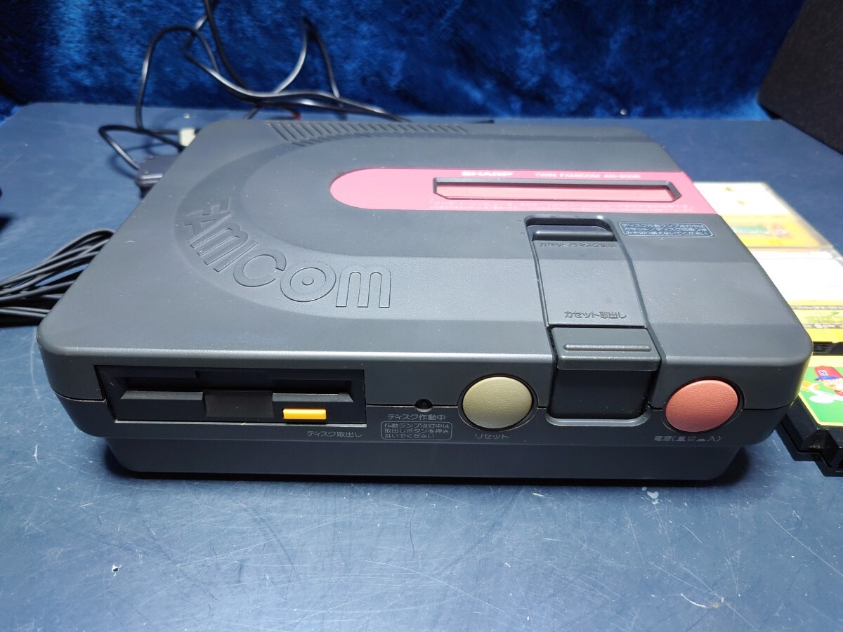 シャープ ツインファミコン AN-500B 美品 動作OK すぐ遊べます シャープ ツインファミコン AN-500B 美品 動作OK すぐ遊べます