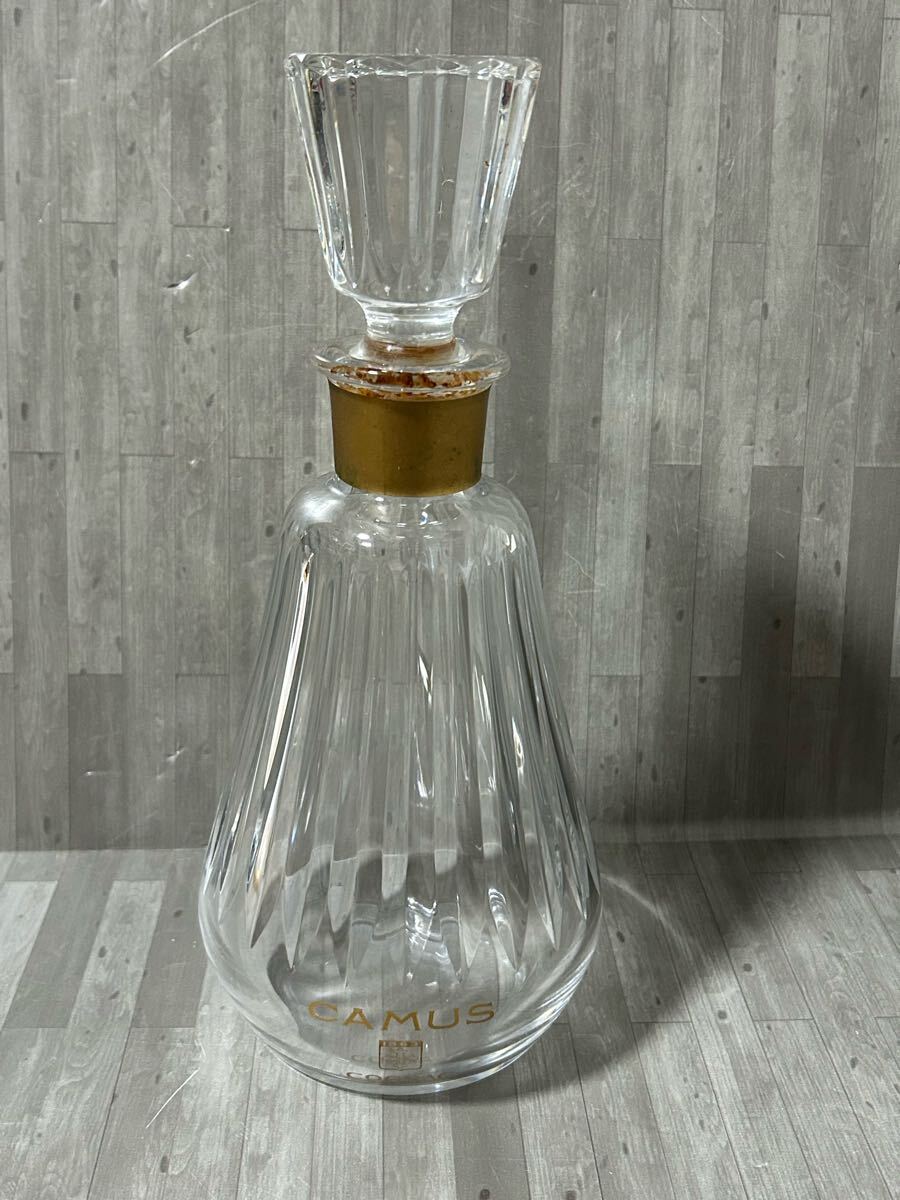 バカラ CAMUS COGNAC デキャンタ 空瓶 Baccarat クリスタル