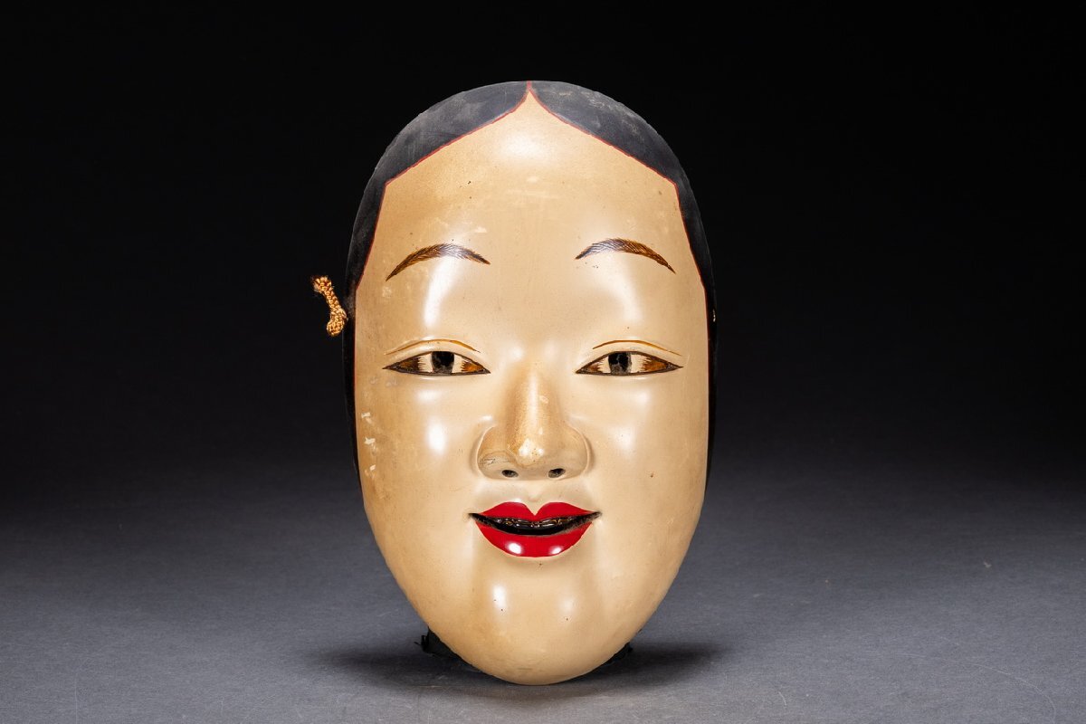 舞楽面　散手　飾り面　雅楽 乾漆　天狗　鬼面　仏教美術　２９㎝　神楽面 舞楽面 散手 飾り面 雅楽 乾漆 天狗 鬼面 仏教美術 29㎝ 神楽