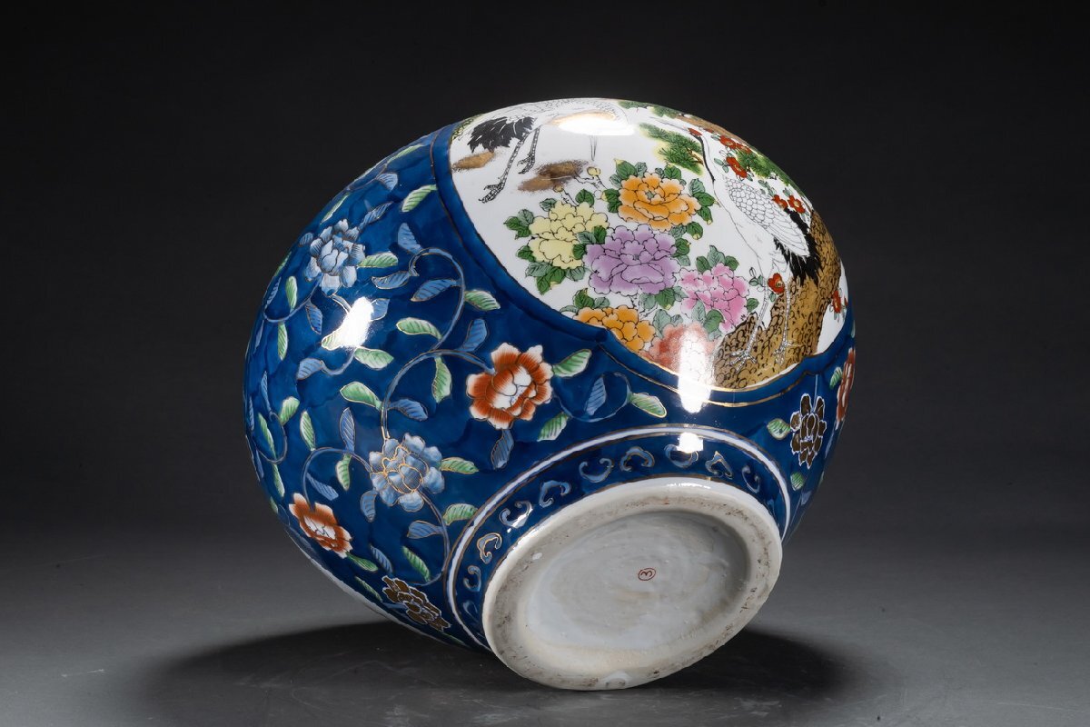 善古堂】某有名収集家買取品 古伊万里 色絵金彩御所車花唐草細密 善古堂】某有名収集家買取品 古伊万里 色絵金彩御所車花唐草細密