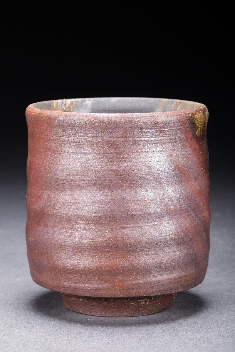 善古堂】備前焼 渓翠窯「榊原芳山」作 湯呑 茶煎道具 直入識箱 善古堂】備前焼 渓翠窯「榊原芳山」作 湯呑 茶煎道具 直入識箱
