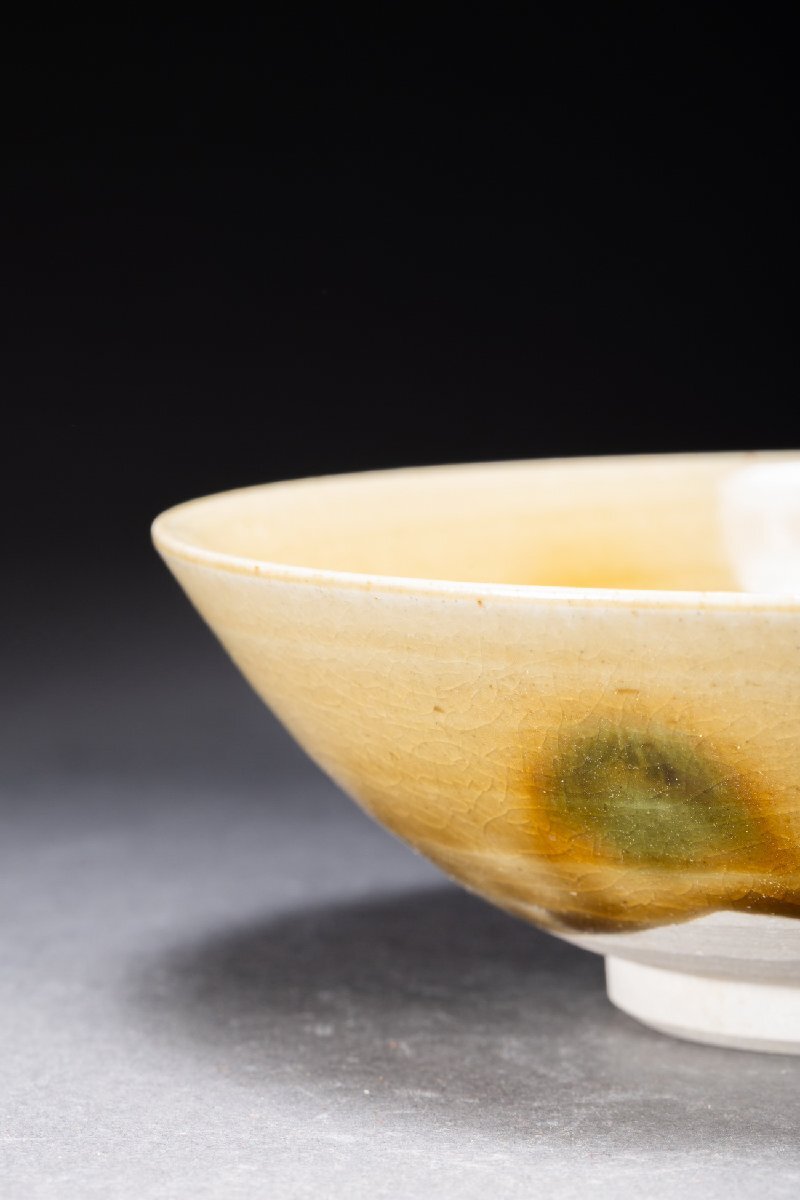 善古堂】美濃・織部焼「加藤忠」作 茶碗 茶煎道具 共箱 真作保証 善古堂】美濃・織部焼「加藤忠」作 茶碗 茶煎道具 共箱 真作保証