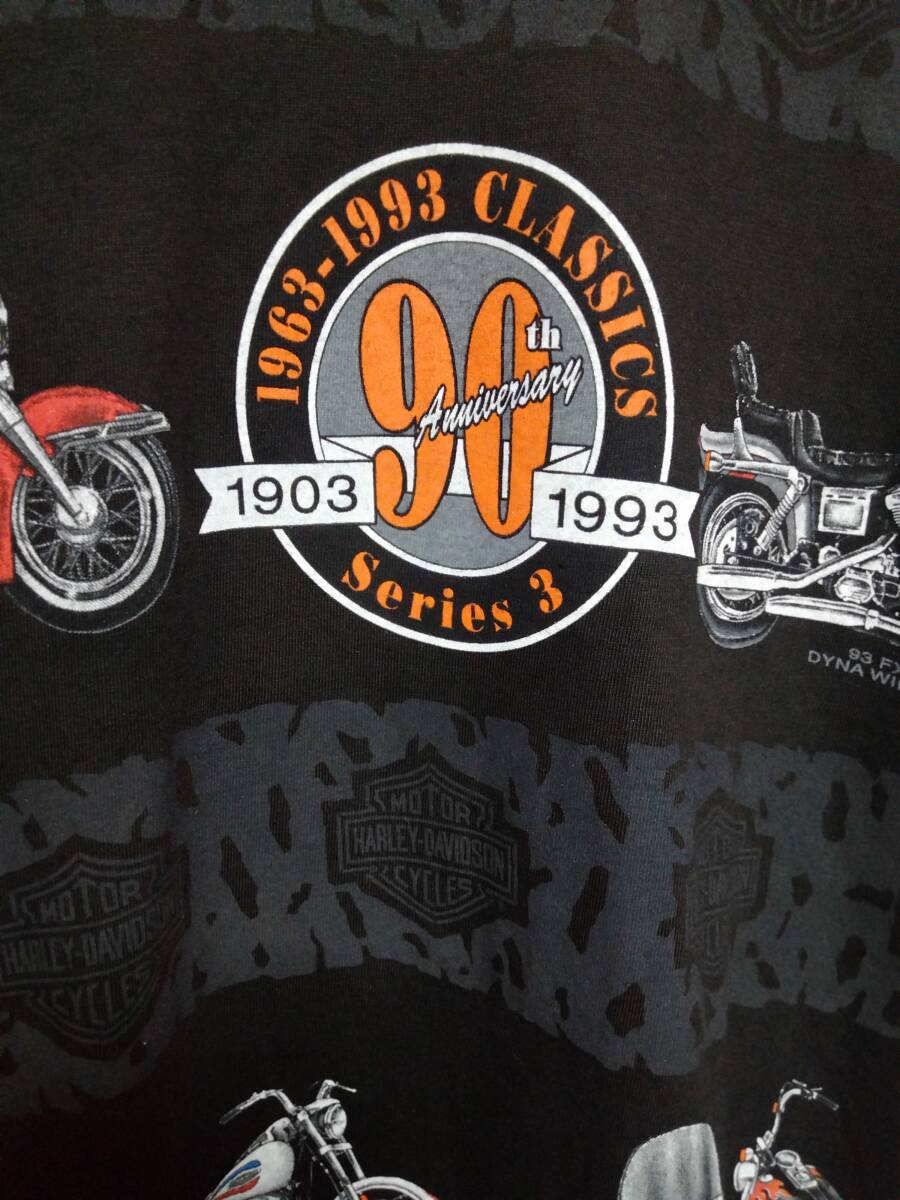 ビンテージ90年代ハーレーダビッドソン両面プリントTシャツMADE ビンテージ90年代ハーレーダビッドソン両面プリントTシャツMADE