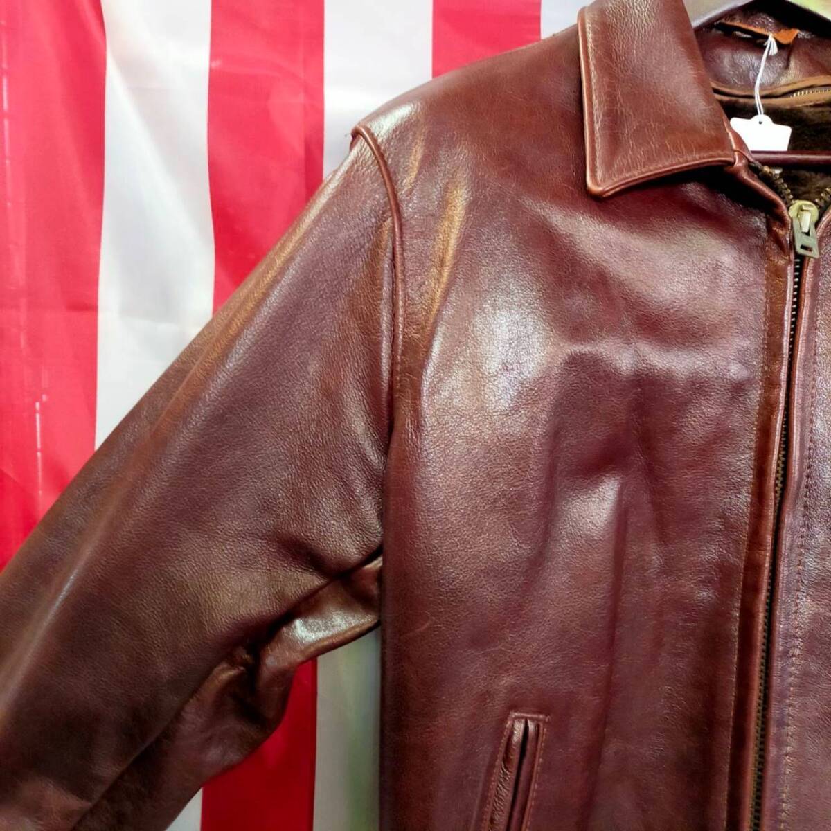 Schott ショット USA製 レザー ジャケット 40 牛革 裏ボア TALON Schott ショット USA製 レザー ジャケット 40 牛革 裏ボア TALON