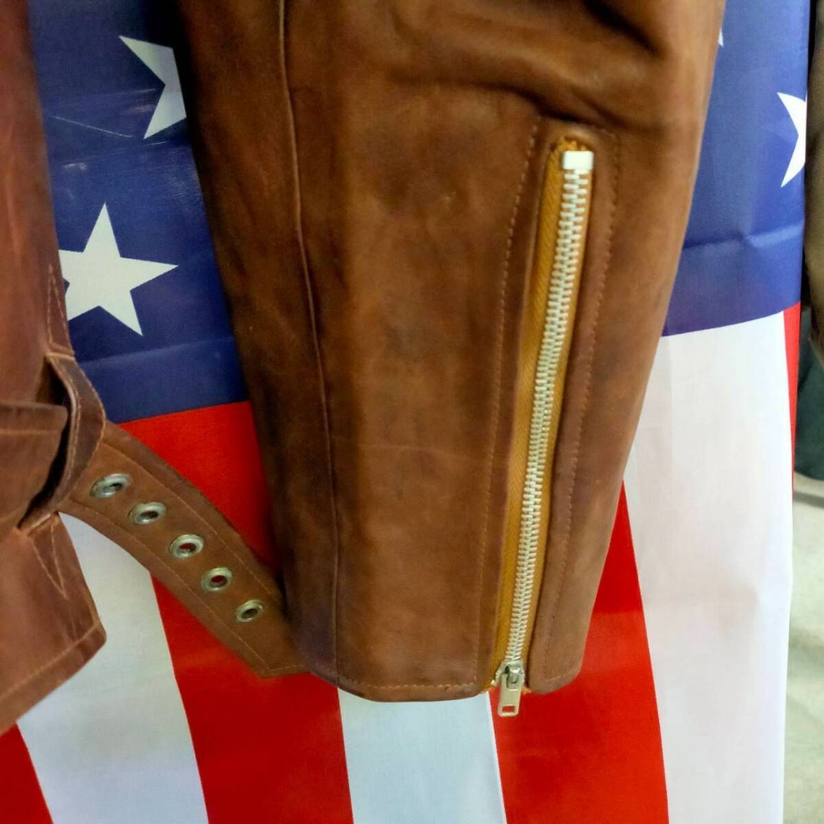 POLO RALPH LAUREN ラルフローレン USA製 レザー 本革 ダブル POLO RALPH LAUREN ラルフローレン USA製 レザー 本革 ダブル