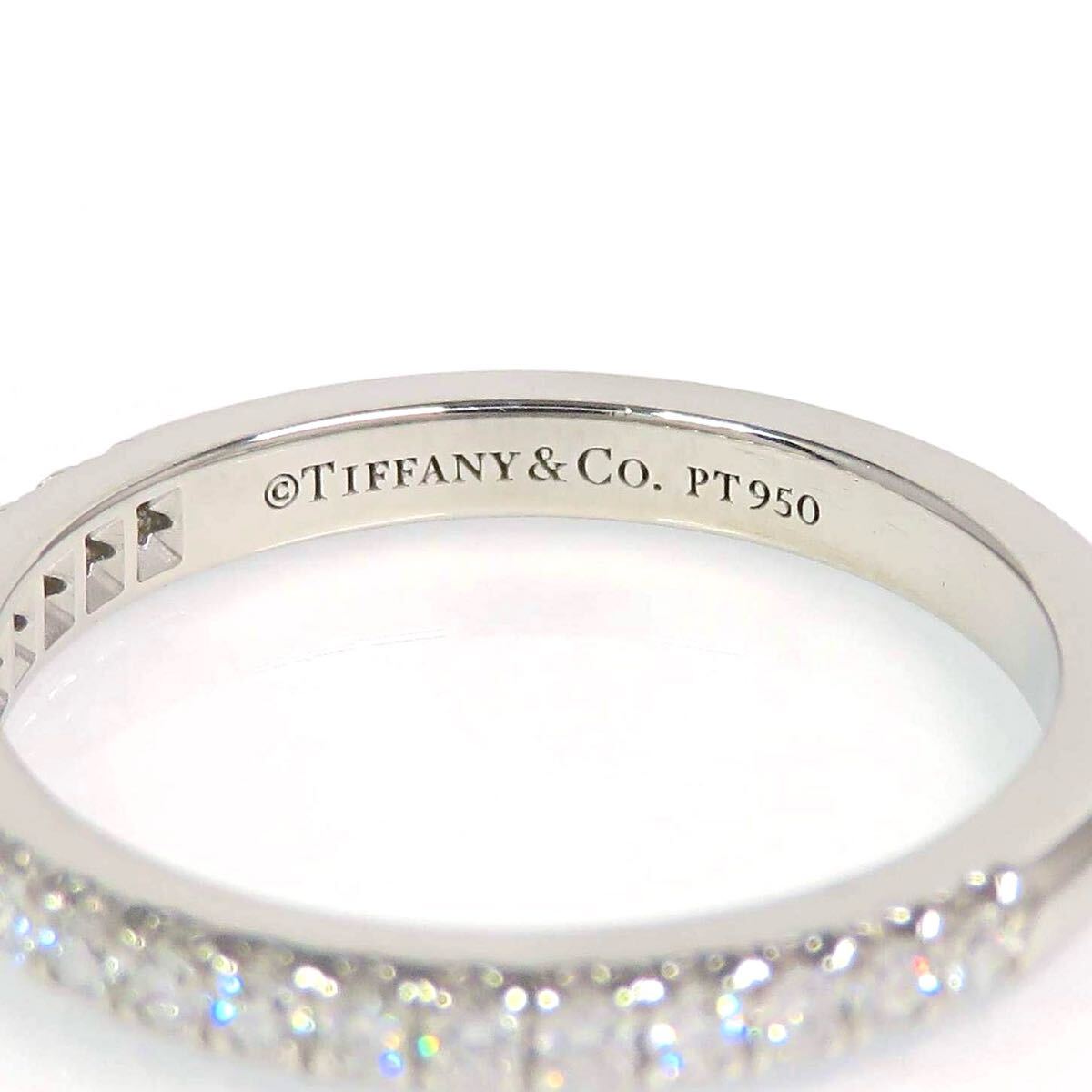 TIFFANY&Co ティファニー Pt950 ダイヤモンド ソレスト ハーフ TIFFANY&Co ティファニー Pt950 ダイヤモンド ソレスト ハーフ