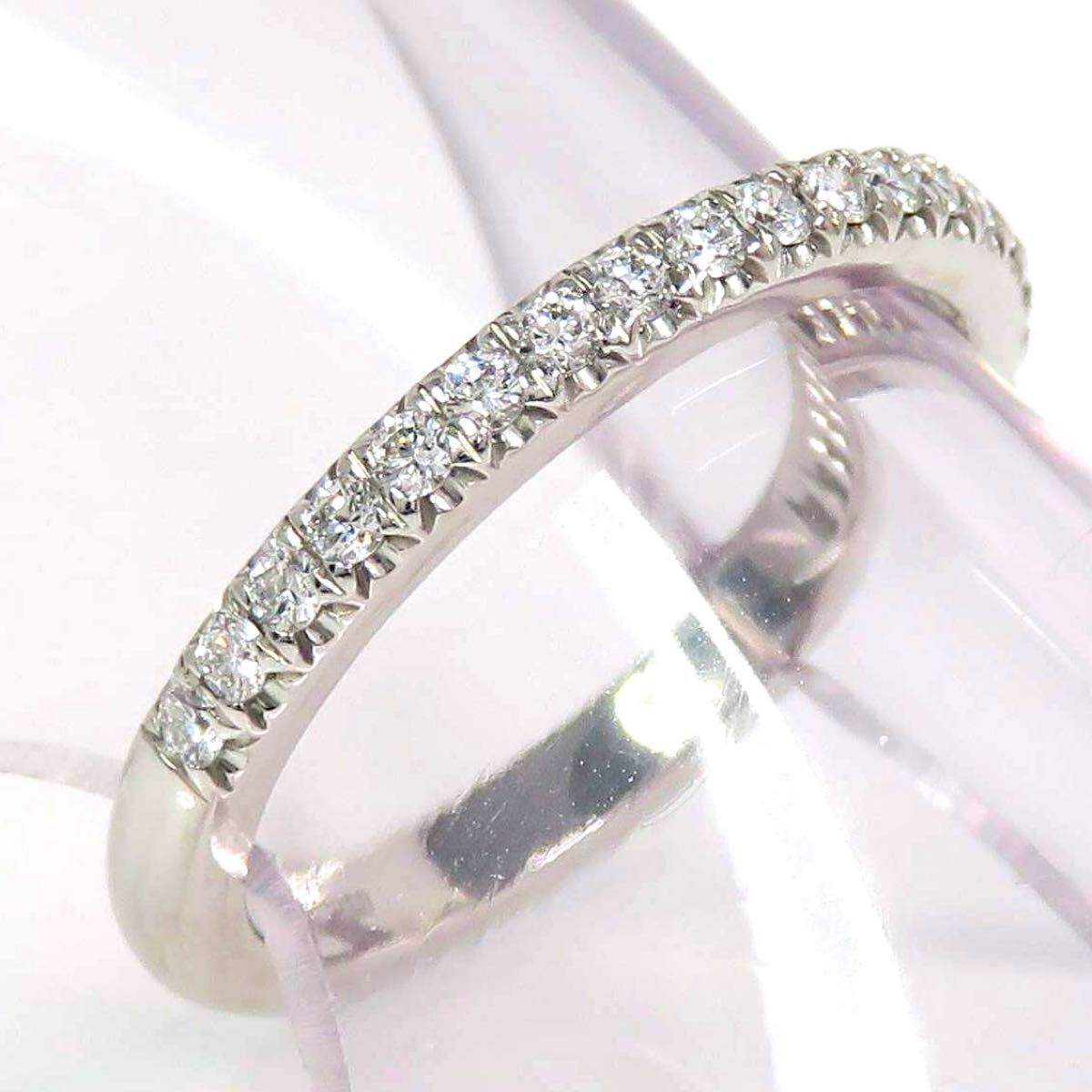 TIFFANY&Co ティファニー Pt950 ダイヤモンド ソレスト ハーフ TIFFANY&Co ティファニー Pt950 ダイヤモンド ソレスト ハーフ