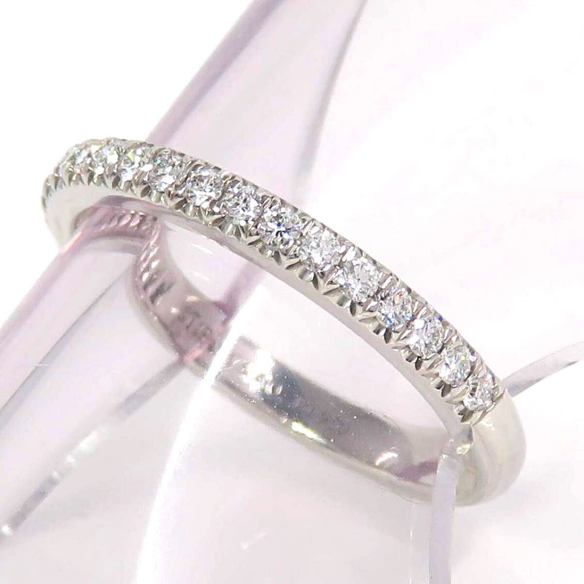 TIFFANY&Co ティファニー Pt950 ダイヤモンド ソレスト ハーフ TIFFANY&Co ティファニー Pt950 ダイヤモンド ソレスト ハーフ